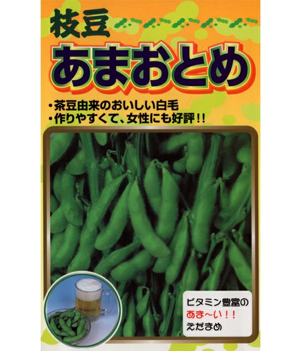 アサヒ育成 黒太郎枝豆（エダマメの種）|固定種 在来種に強い 野菜の