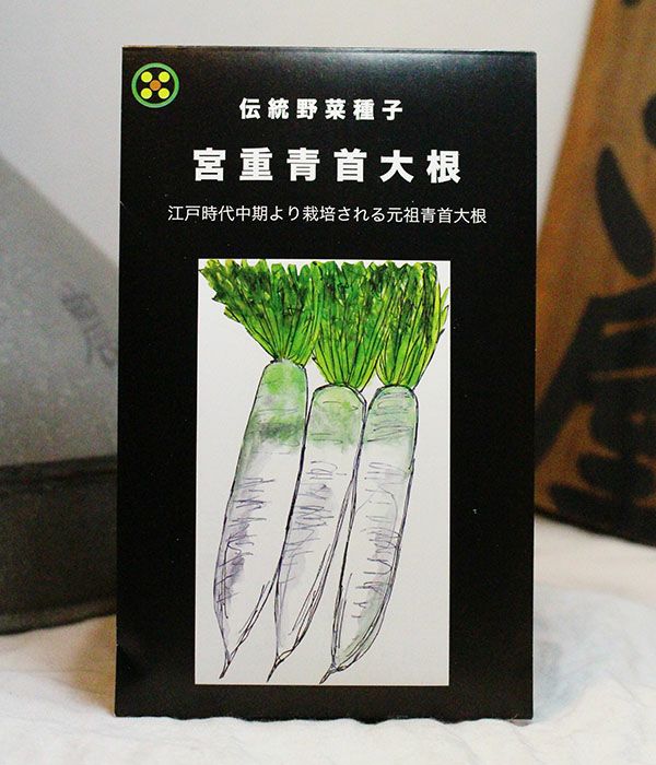 伝統野菜 宮重青首大根（だいこんの種）【国内産・無消毒種子】|固定種